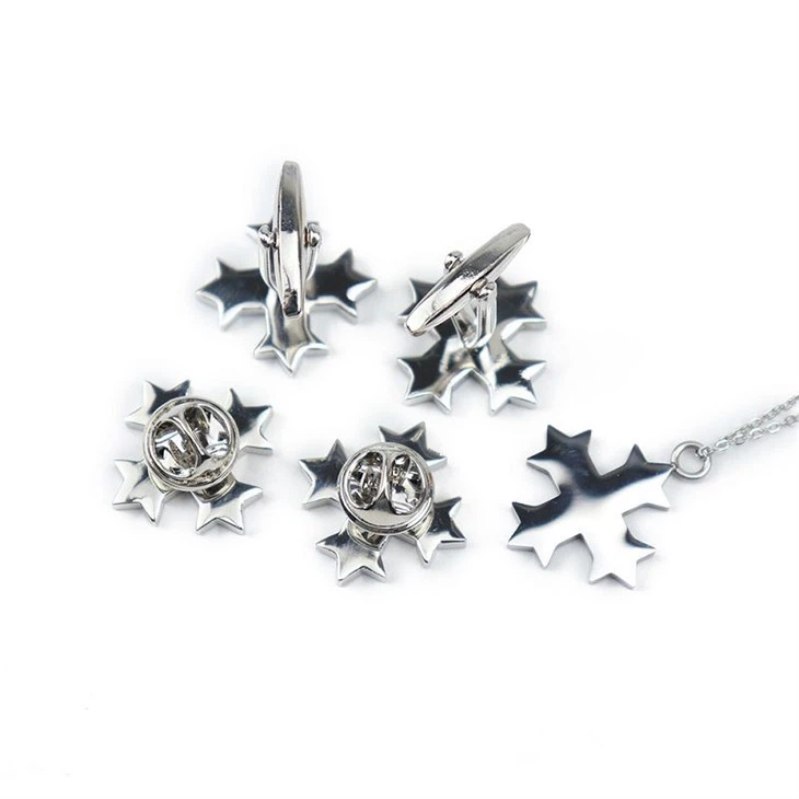 3 Tie Pin And Cufflink Set(001)