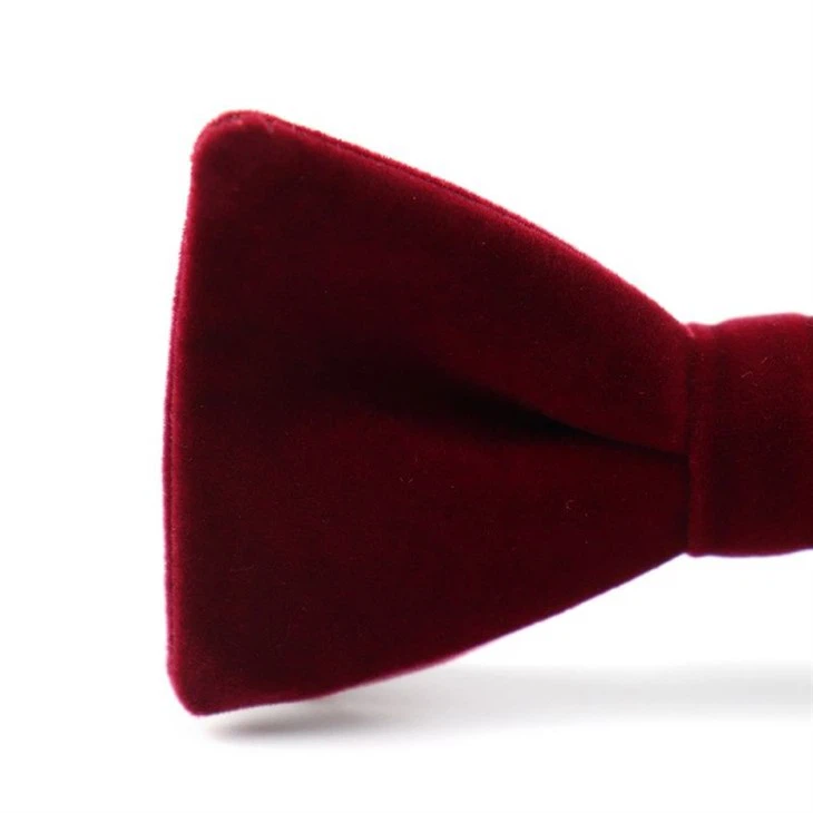 3 Burgundy Bow Tie(001)